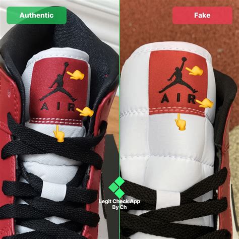 real vs fake jordan shoes